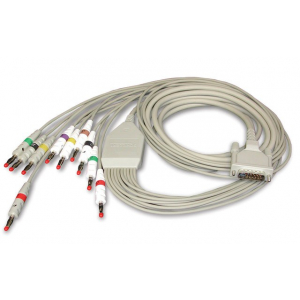 Patientenkabel 10-adrig mit Bananenstecker